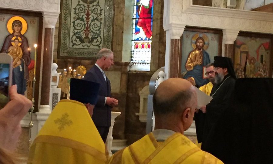 Rcvd HRH_Prince_of_Wales at #Russian #Orthodox #Cathedral