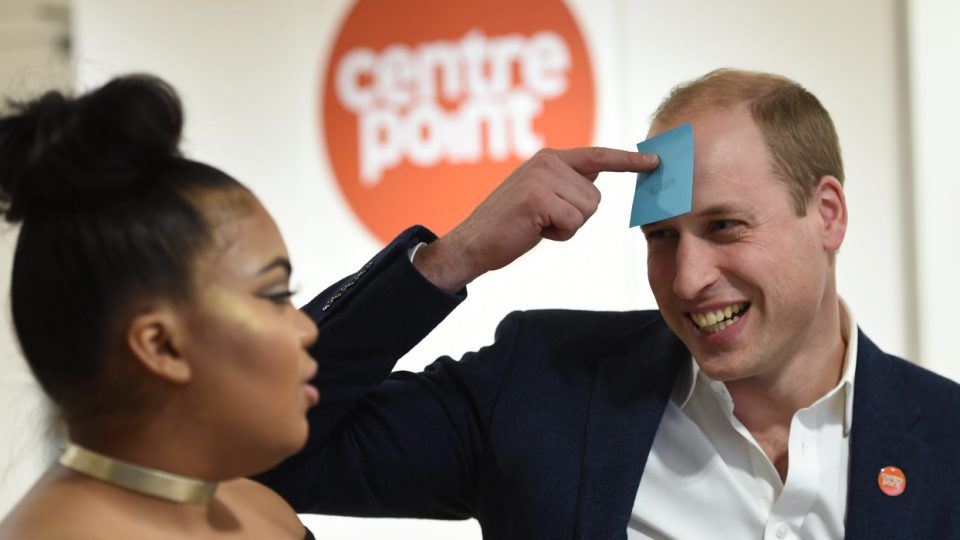 Royal visit to Centrepoint