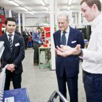 The Queen, accompanied by The Duke of Edinburgh, Royal Governors opened the new redevelopment at Sutton’s Hospital