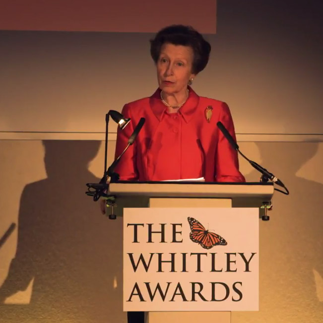 The Princess Royal attended the Annual Awards Ceremony for the Whitley Fund for Nature
