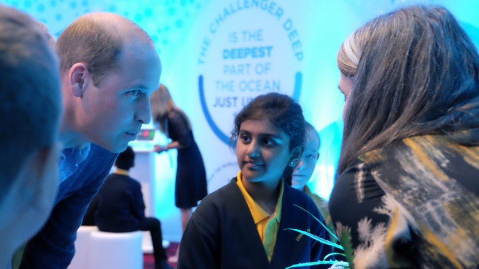 The Duke of Cambridge attends Blue Planet II premiere.