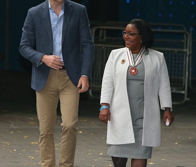 The Duke of Cambridge and Colleen Harris