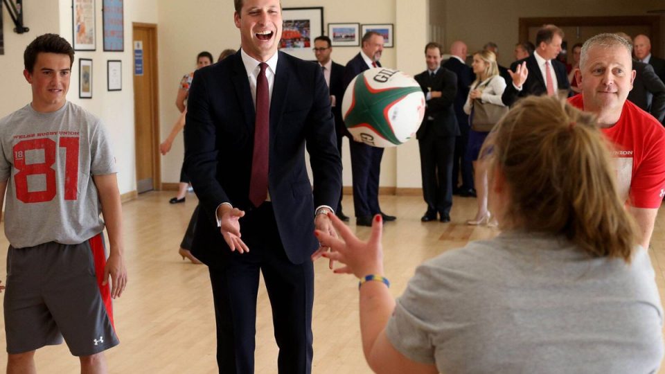 The Duke and Duchess of Cambridge and Prince Harry attend a Graduation Event for Coach Core