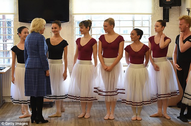 The Duchess of Cornwall attends the Royal Academy of Dance