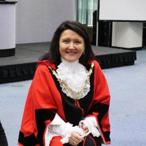 The Mayor of Hounslow, Councillor Sue Sampson, at her Commonwealth Day Tea
