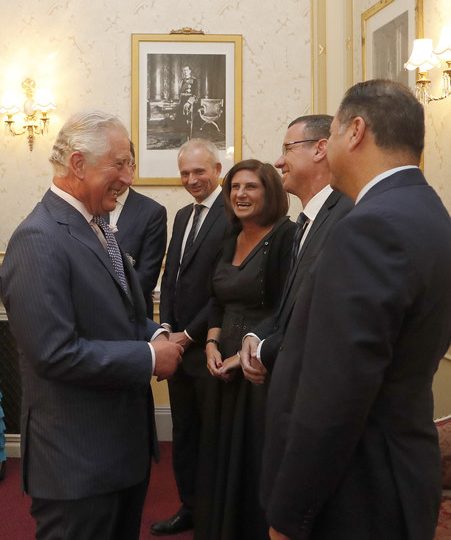 The Prince of Wales attends the Israel at 70 celebrations at the Royal Albert Hall