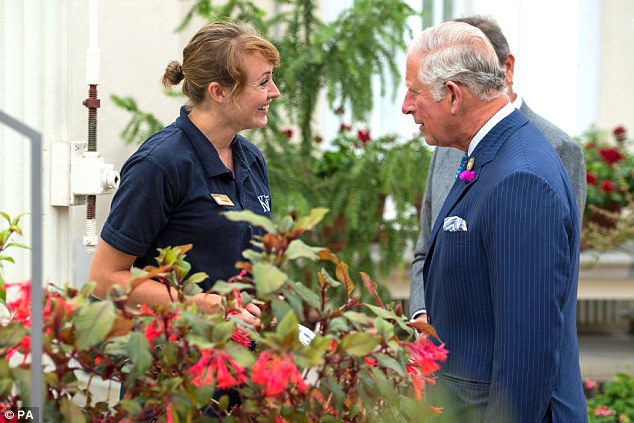 The Prince of Wales visits the Royal Botanic Gardens