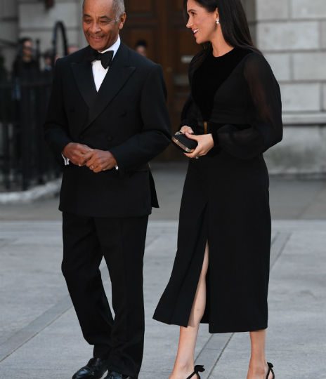 The Duchess of Sussex attends the opening of the “Oceania” Exhibition