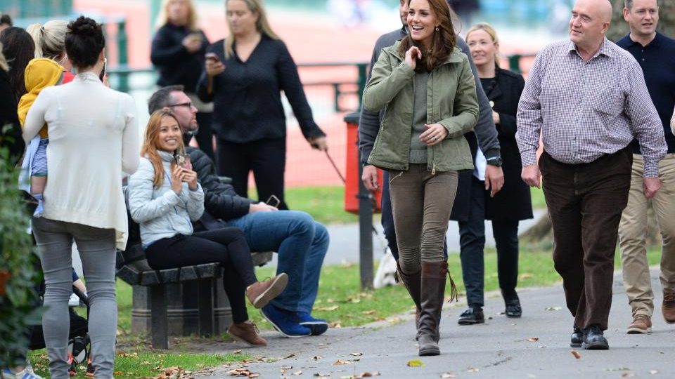 The Duchess of Cambridge Visits the Sayers Croft Wildlife Garden and Forest School