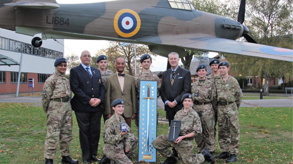 Surbiton Air Cadets Scoop Prize Trophy