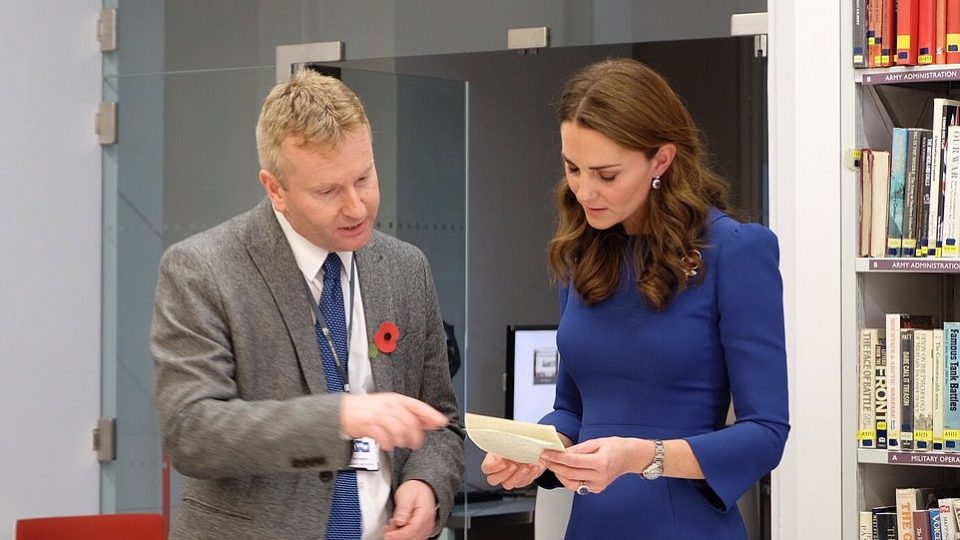 The Duchess of Cambridge visits the Imperial War Museum