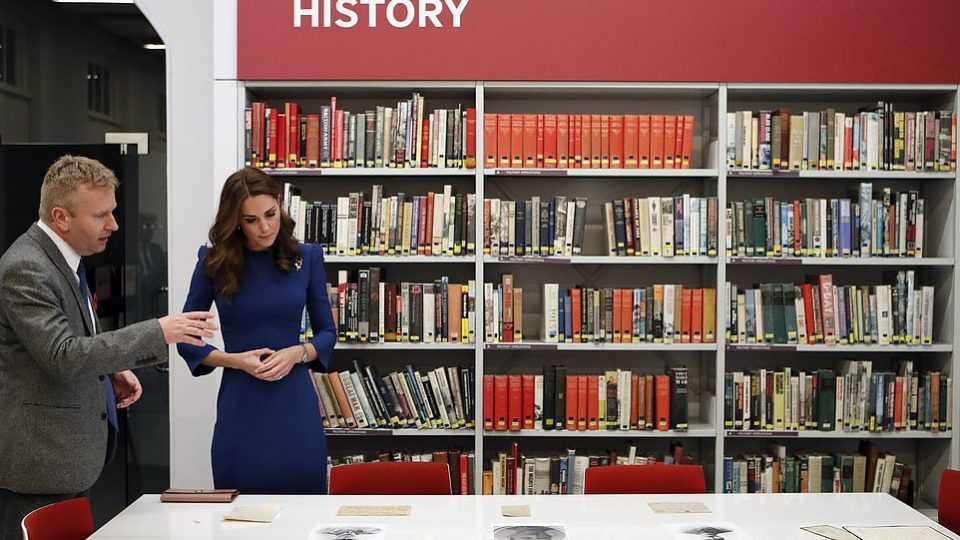 The Duchess of Cambridge visits the Imperial War Museum