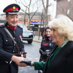 The Duchess of Cornwall met members taking part in the Litter Pick