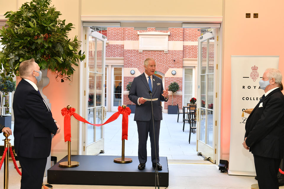 The Prince of Wales unveils new Royal College of Music Campus