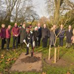Lord-Lieutenant plants a tree for the Jubilee