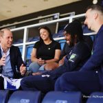 HRH Prince of Wales members of the Grenfell community at the QPR Football Club
